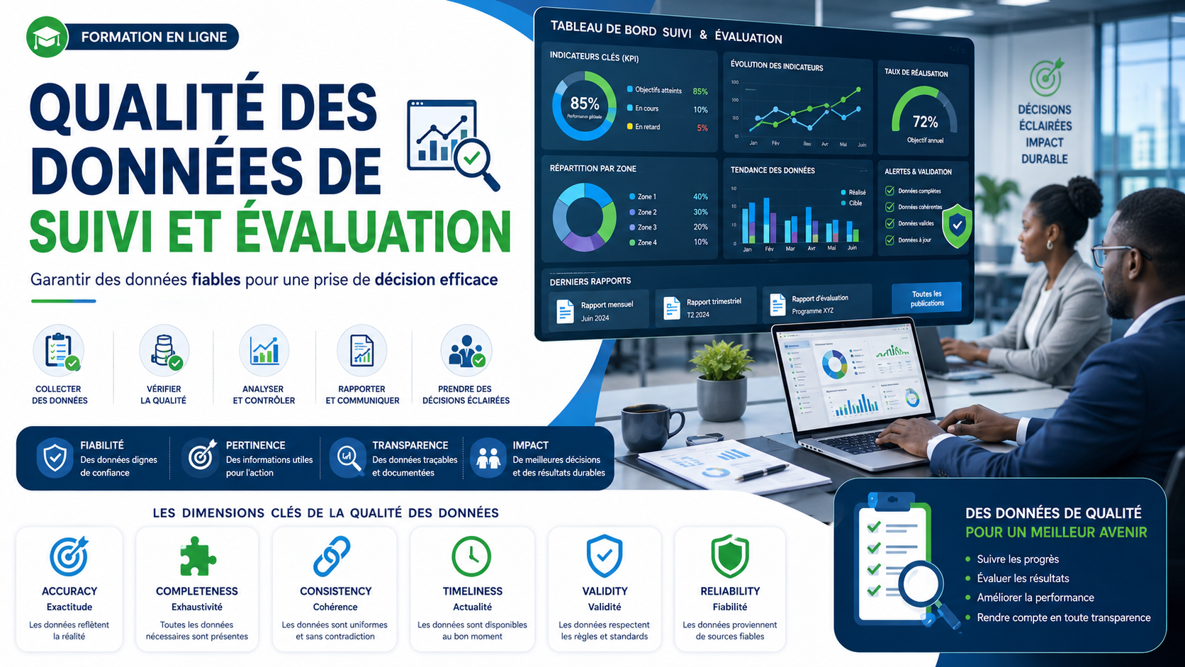 Qualite des donnees du S&E