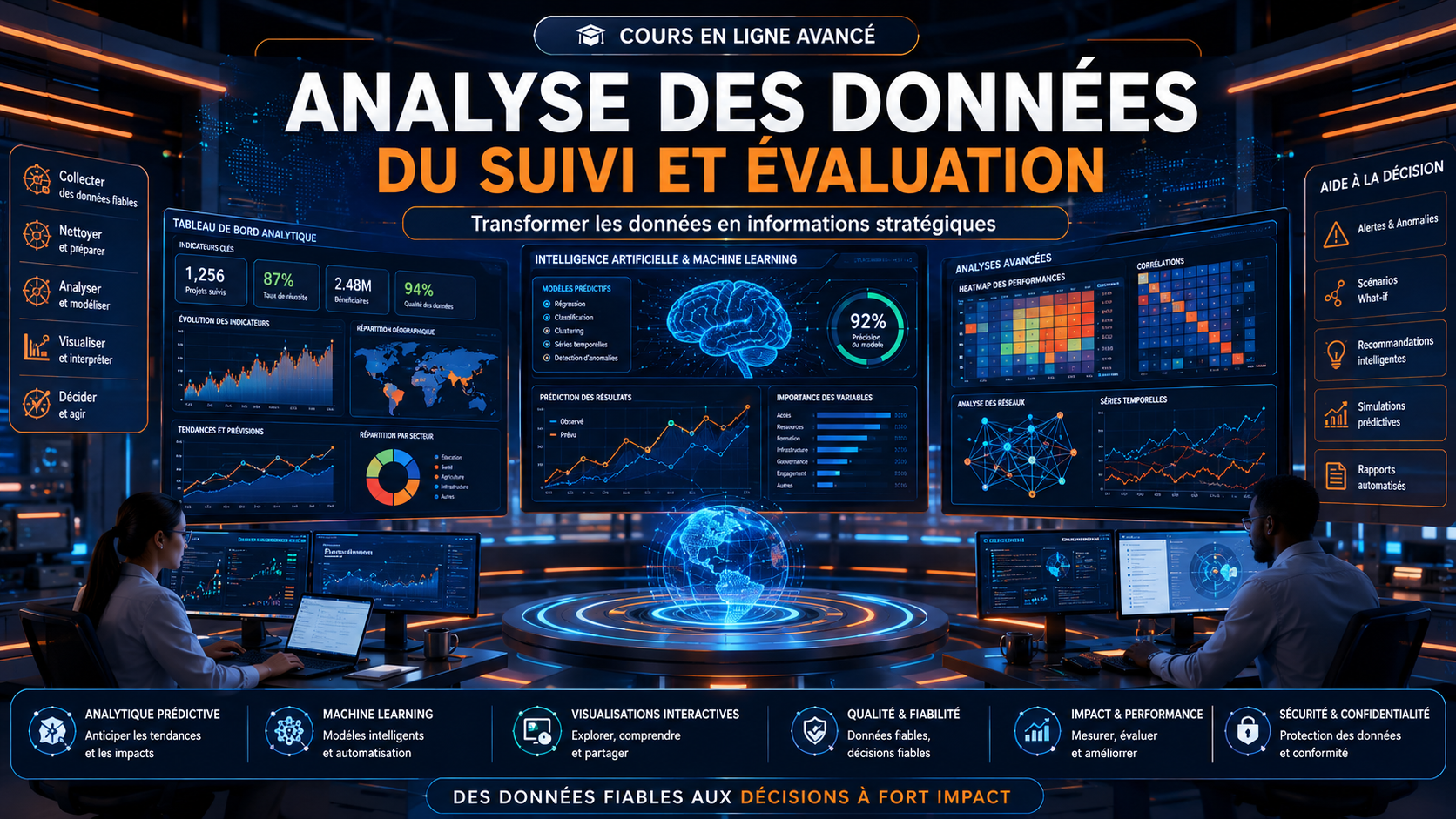 Analyse des donnees du S&E